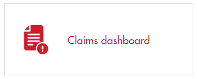 Claims dashboard button