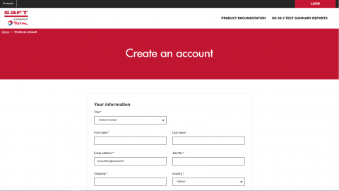 Create an account