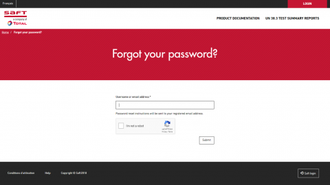 Forgot your password
