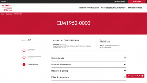 View a claim
